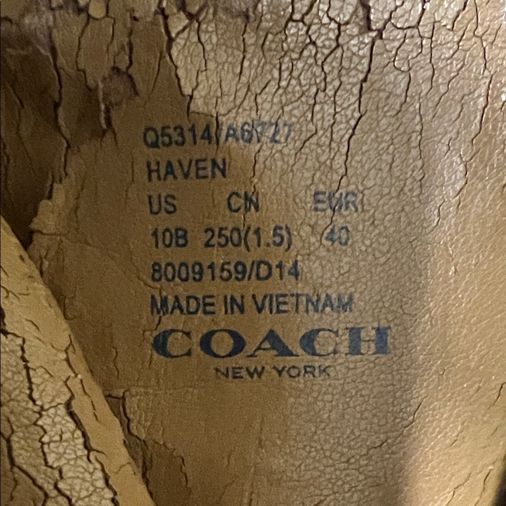 Coach Tan Ankle Booties - Picture 10 of 14